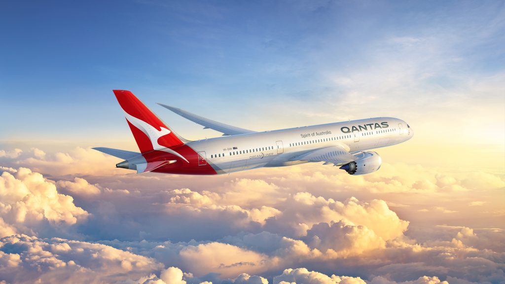 qantas airways travel wide flights